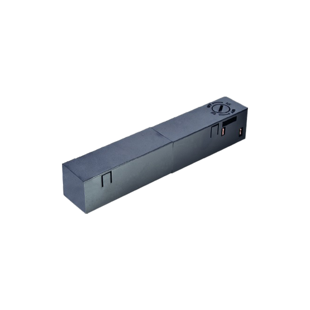 48V Aansluitvoeding Links - Zwart