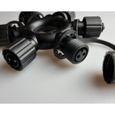 Splitter / tussenstuk t.b.v PRO serie IP44 kerstverlichting - Luksus