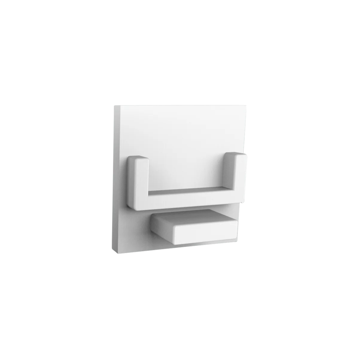 Eindkap zonder kabeldoorvoer - 302WIT