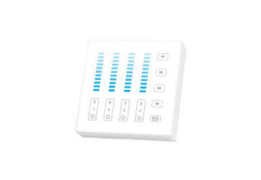 Witte draadloze wanddimmer voor LED verlichting - B5 Wit