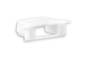 Eindkap voor LED Strip profielen met kabeldoorvoer - 08WIT