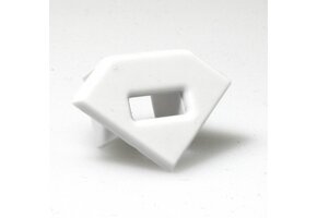PO23 eindkap met kabeldoorvoer - Geanodiseerd aluminium
