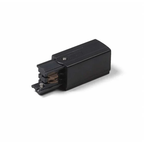 3-fase spanningsrail stroom adapter zwart - Links