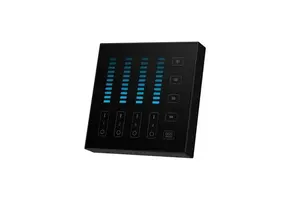 Zwarte Draadloze wanddimmer voor LED verlichting - B5-b zwart