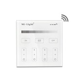 Zwarte Draadloze wanddimmer voor LED verlichting - B5-b zwart