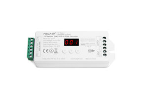 DMX Controller 512 1-Kanaal 12-24V MiBOXER D1-CX