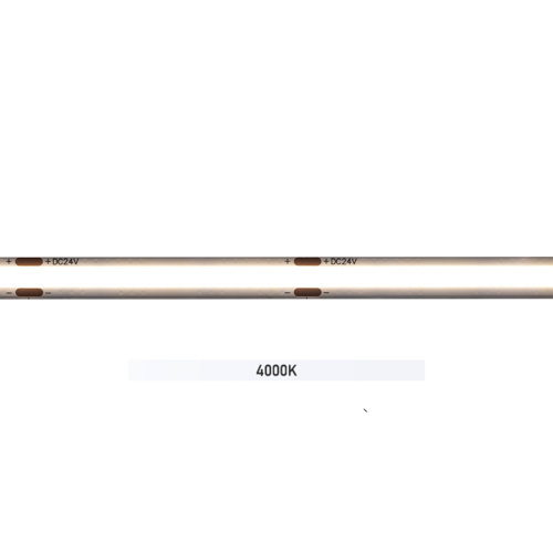 BASIC COB LED strip 4000K natuurlijk wit 5W 530LM 480LED p/m IP20 24vdc CRI90 - 5 meter