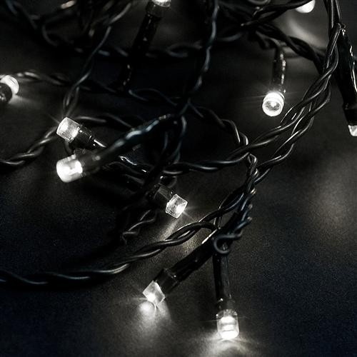 IJspegel kerstverlichting wit 180 LED 6 meter met 8 lichtstanden
