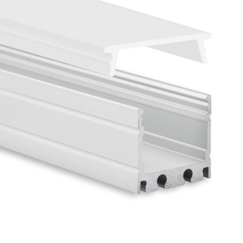 LED opbouw profiel met afdekking 18,1 mm x 19,02 mm - 18ALU