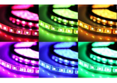 LED strip RGB 14,4W 1020LM 60LED p/m IP20 12vdc - 10 meter - 2 x 5 meter