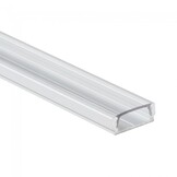3 meter Losse LED strip profiel cover – Helder – 12,4mm
