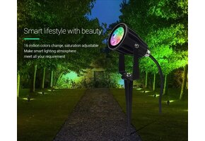 Milight Wifi LED Tuinspot met RGBCCT kleuren – 6 watt