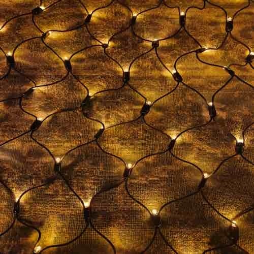 1,5 x 14 meter net kerstverlichting - 1680 LEDs - warm wit - IP67 waterdicht - PRO LUKSUS