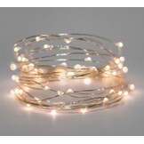 Lichtregen - Gordijnverlichting 10 x 300cm met flash functie - 300 LED lampjes - warm wit zilverdraad - ip44 voor binnen en buiten