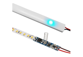 Mini Touch Dimmer voor LED strip profielen 12-24V 8A - STD007