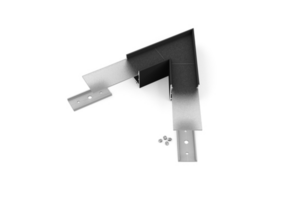 Driehoek LED strip profiel koppelstuk 60 graden - VARIO30-02 ACDE-9/TY - afdekking naar keuze