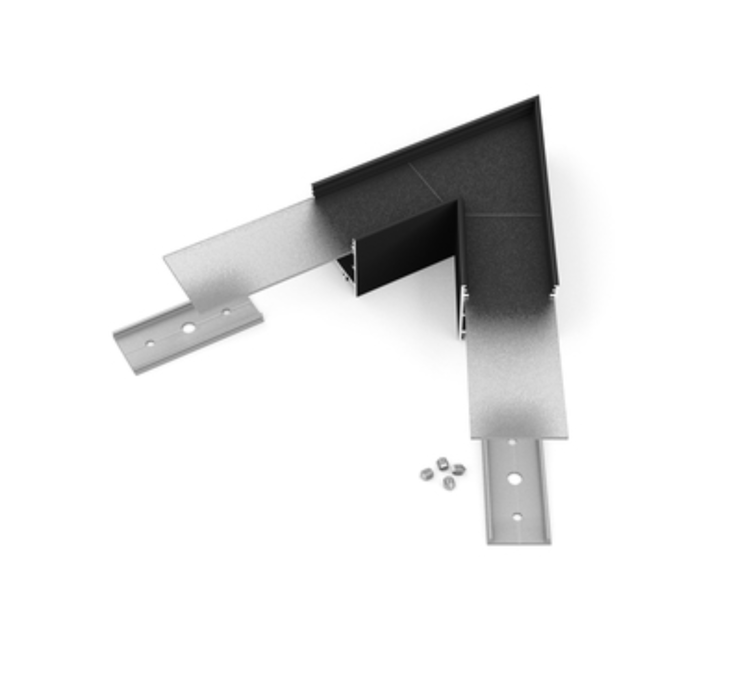 Driehoek LED strip profiel koppelstuk 60 graden - VARIO30-02 ACDE-9/TY - afdekking naar keuze