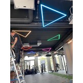 Driehoek LED strip profiel koppelstuk 60 graden - VARIO30-02 ACDE-9/TY - afdekking naar keuze