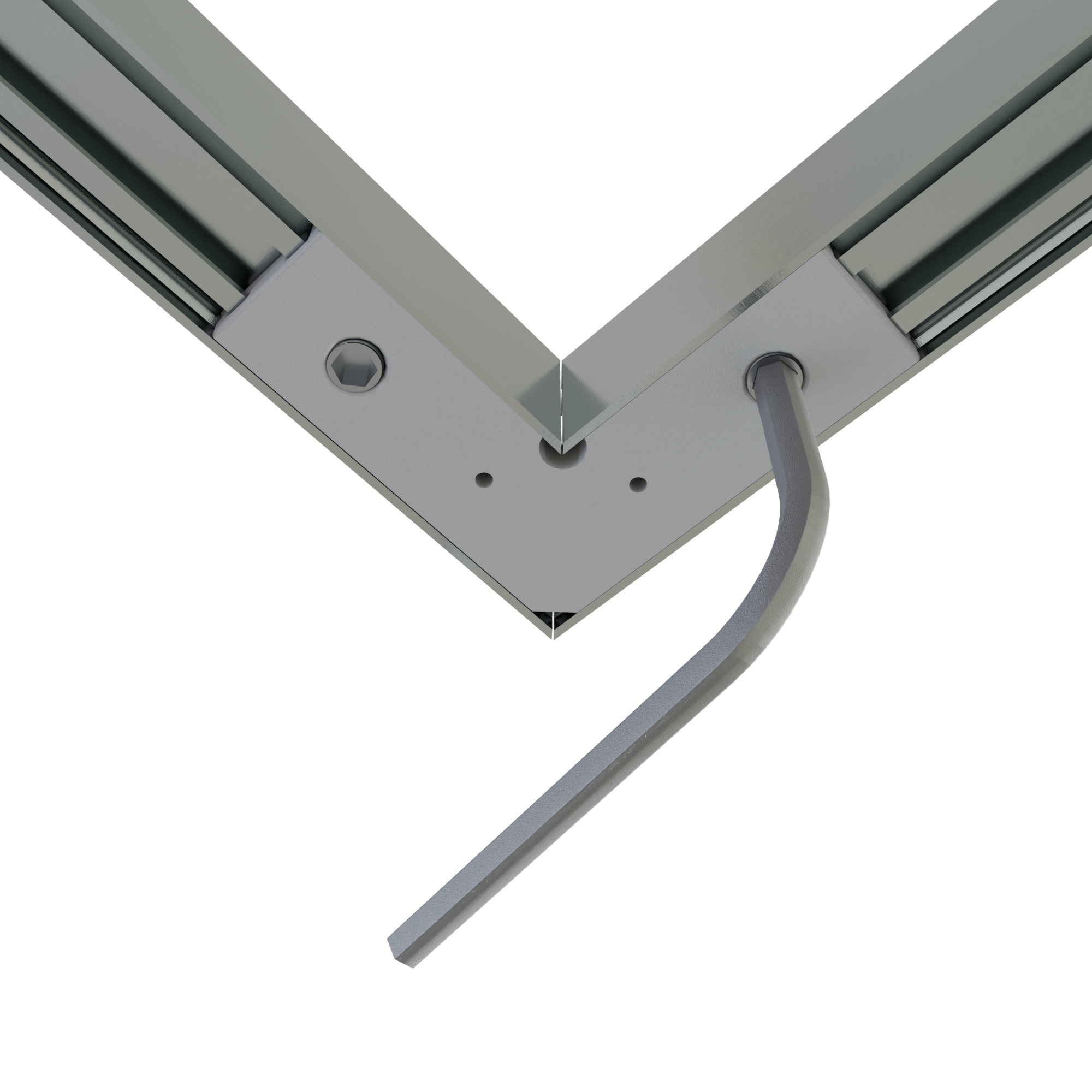 Hoek verbinder 120° zwart voor LED strip profiel 302ZWART