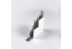 48V Deep L Profiel Connector Stereo -Wit