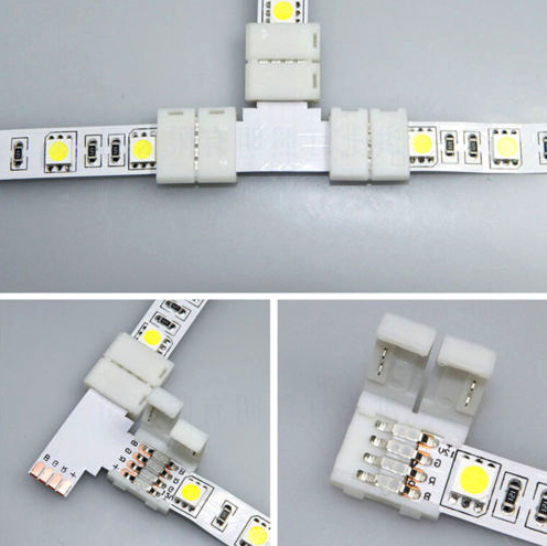 Hoekconnector voor RGBW LED strips - 10mm breed - IP20