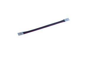 RGB COB LED strip connector - kabel naar strip - 2 zijdig - soldeervrij - IP20
