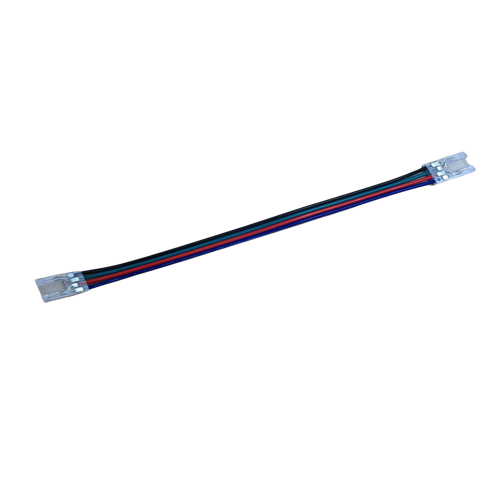 RGB COB led strip connector - kabel naar strip - 2 zijdig - soldeervrij - IP20