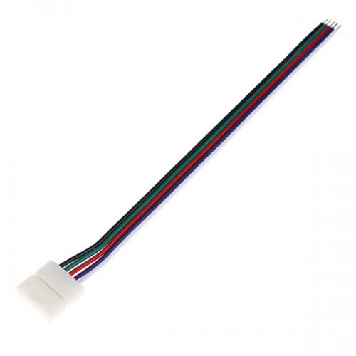12mm RGBW / RGBWW LED strip verbindingsstuk met draad 1 zijdig - IP20