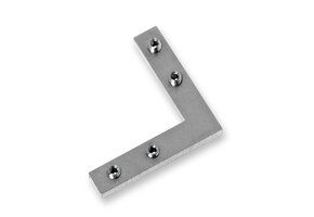 PN4 breed LED opbouwprofiel - Geanodiseerd aluminium - afdekking naar keuze