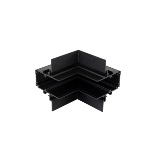 48V Inbouw L Profiel Connector Stereo - Zwart