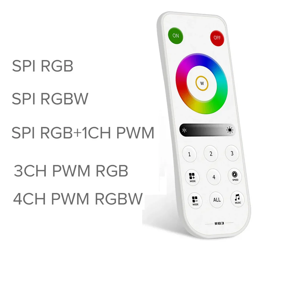 DigiLED SPI Afstandsbediening single color/dual white/RGB/RGBW/RGBWW - RB4