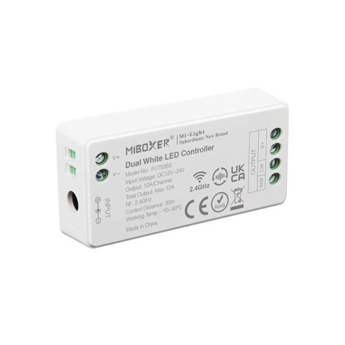 Dual white LED strip controller - 1 zone - PRO - Fut035S