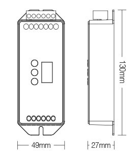 DMX Controller 512 3-Kanaal 12-24V MiBOXER D3-CX