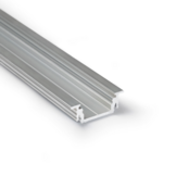 GROOVE14 EE7F/TY LED inbouwprofiel - Geanodiseerd aluminium - afdekking naar keuze