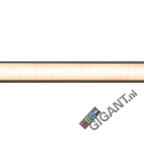 GROOVE14 EE7F/TY LED inbouwprofiel - Geanodiseerd aluminium - afdekking naar keuze