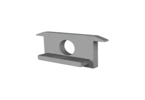 Eindkap met kabeldoorvoer - 308ALU