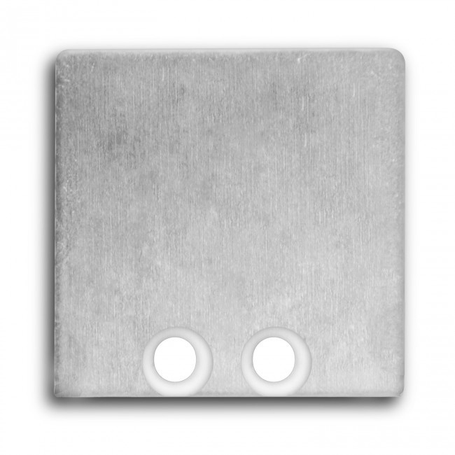 Eindkap voor LED strip profiel zonder kabeldoorvoer 18ALU