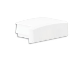 04WIT eindkapje zonder kabeldoorvoer