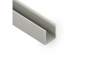 SMART16 BC3/U4 LED opbouwprofiel - Geanodiseerd aluminium - 18,8 mm x 18,6 mm - afdekking naar keuze