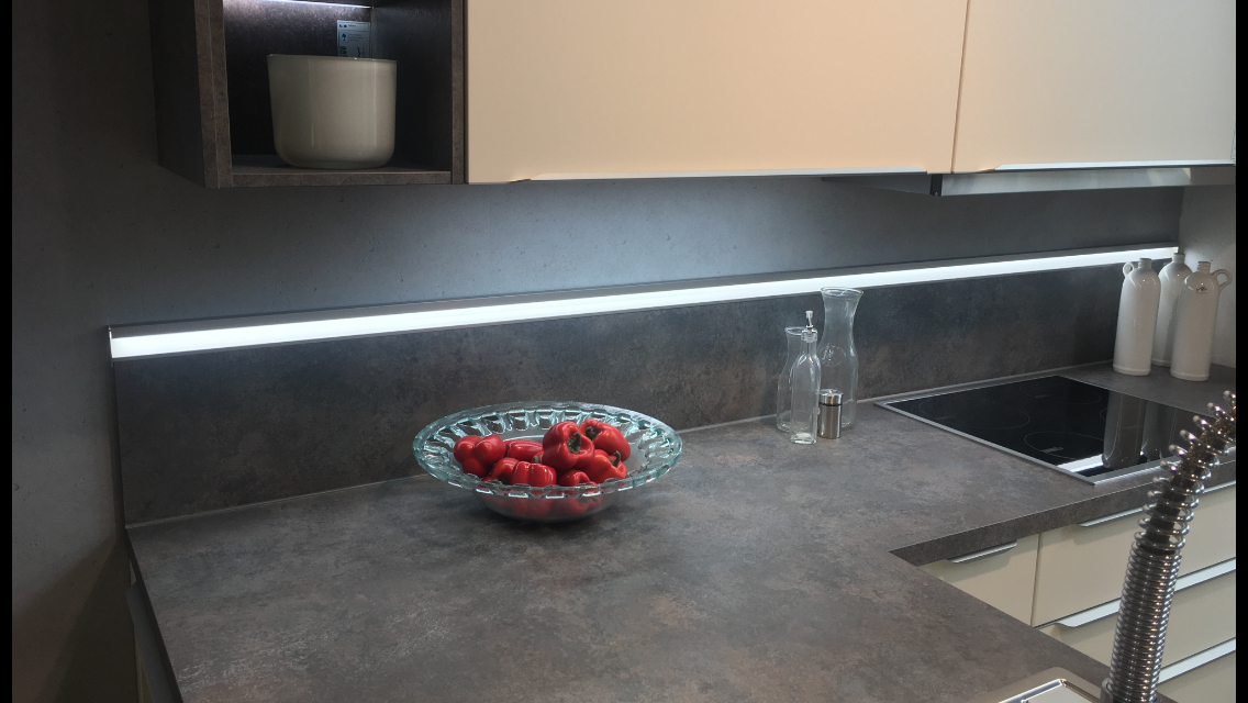 LED strip profiel 2 meter met opaal klikcover 18,8 mm x 18,6 mm - 20ALU