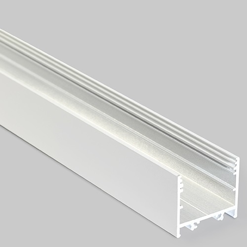 Wit LED XL profiel 4 meter met lage cover 33,4mm x 29,6mm - XL11WIT