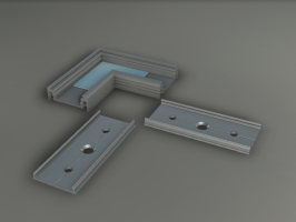 SURFACE14 EE7F/TY LED opbouwprofiel - Geanodiseerd aluminium - afdekking naar keuze