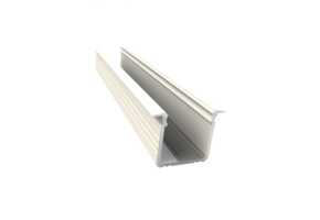 LED inbouw profiel 2 meter met opaal cover 16mm x 16mm 03.2WIT