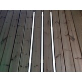 PL2 LED opbouwprofiel - Geanodiseerd aluminium - afdekking naar keuze
