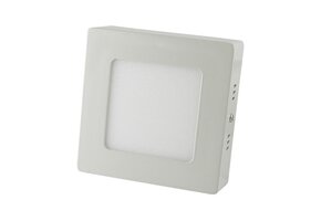 opbouwspot 6W warm wit vierkant 230v