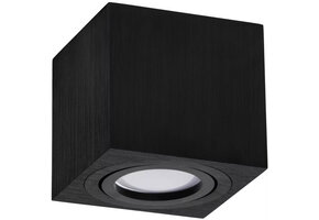 Vierkante LED opbouw lamp Zwart - OH37ZWART - kantelbaar