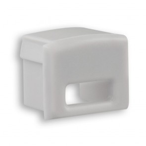 Eindkap voor LED strip profiel met kabeldoorvoer SLIM200ALU