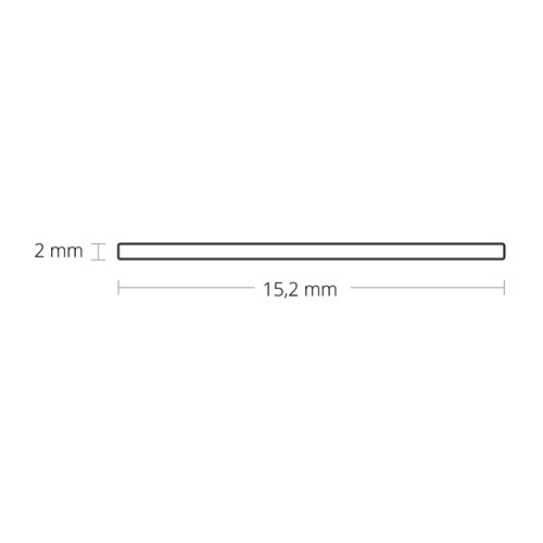 LED strip profiel waterdicht 2 meter 33,60mm x 26,52mm - C10POLY