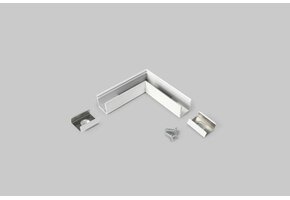 LED strip profiel hoekstuk wit t.b.v. LED strip profiel SLIM200WIT