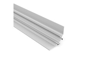 LED gips hoekprofiel inclusief opaal klikcover 2 meter 39,9 mm x 39,9 mm GIPS24 BINNENHOEK
